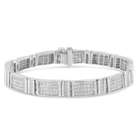 14K White Gold 7.0 Cttw Princess Cut Diamond 7
