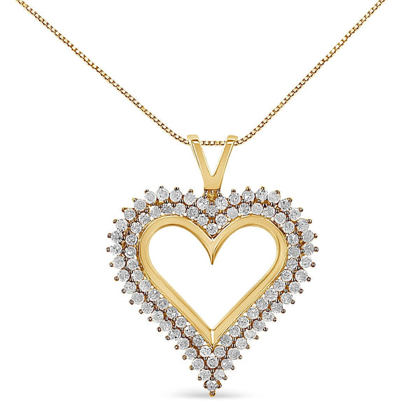 .925 Sterling Silver Diamond Heart 18