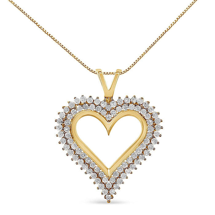 .925 Sterling Silver Diamond Heart 18