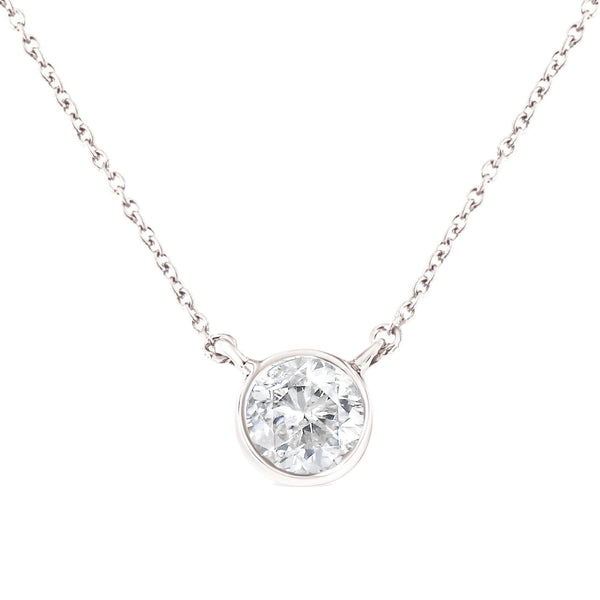 .925 Sterling Silver 1/2 Cttw Diamond Bezel 18