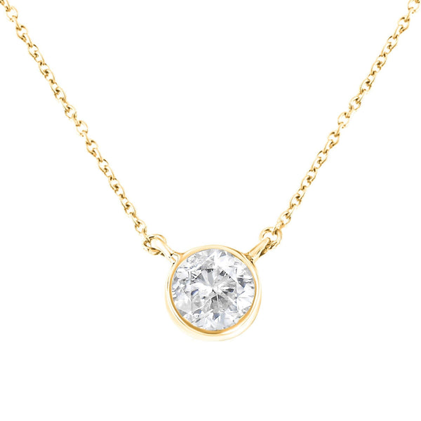 .925 Sterling Silver 1/2 Cttw Diamond Bezel 18