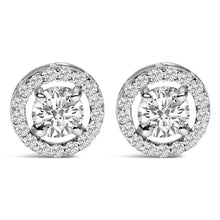 Men's 14K White Gold 1 3/4 Cttw Lab Grown Diamond Halo Cufflink-0