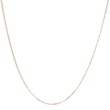 Unisex Solid 14K Gold 1.5mm Paperclip Chain Necklace - Choice of Length and Metal Color-0
