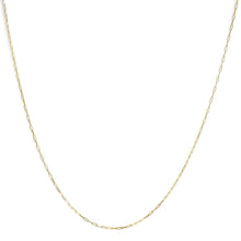 Unisex Solid 14K Gold 1.5mm Paperclip Chain Necklace - Choice of Length and Metal Color-2
