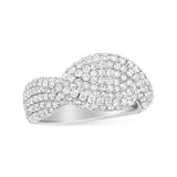 18K White Gold Cluster 2 1/4 Cttw Diamond Fashion Ring (F-G Color, VS1-VS2 Clarity)-0 thumbnail 1