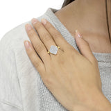 10K Yellow Gold Diamond Cocktail Ring (1/2 Cttw, J-K Color, I2-I3 Clarity)-2 thumbnail 3