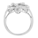 .925 Sterling Silver Diamond Heart and Music Note Ring (1/10 Cttw, H-I Color, I3 Clarity)-4 thumbnail 5