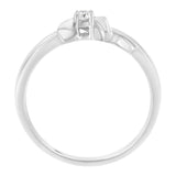 10K White Gold Diamond Promise Ring (1/10 Cttw, H-I Color, SI2-I1 Clarity)-4 thumbnail 5