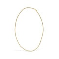 Men's Solid 10K Yellow Gold 3.2mm Light Rope Chain Necklace-0