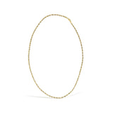Men's Solid 10K Yellow Gold 3.2mm Light Rope Chain Necklace-0 thumbnail 1