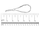 .925 Sterling Silver 1/2 Cttw Diamond Infinity Link Bolo Bracelet-4 thumbnail 5