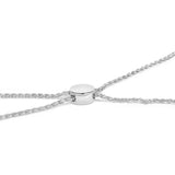 .925 Sterling Silver 1.0 Cttw Diamond X Link Bolo Bracelet-1 thumbnail 2