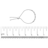 .925 Sterling Silver 1/6 Cttw Diamond X and O Bolo Bracelet-4 thumbnail 5