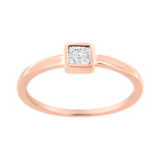 14K Rose Gold Plated .925 Sterling Silver 1/20 cttw Miracle Set Diamond Promise Ring (J-K Color, I1-I2 Clarity)-1 thumbnail 2