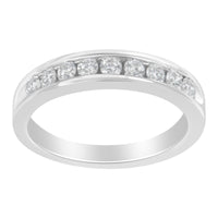 18K White Gold Round-Cut Diamond Ring (1/2 cttw, H-I Color, SI2-I1 Clarity)