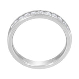 14K White Gold 1/2 cttw Diamond Band Ring (I-J Color, I2-I3 Clarity)-1 thumbnail 2