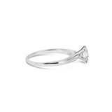 14K White Gold 1.0 Cttw Round Lab Grown Diamond 4 Prong Solitaire Engagement Ring (F-G Color, VS2-SI1 Clarity)-1 thumbnail 2
