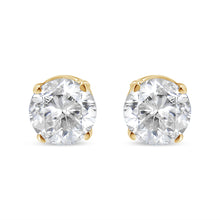 14K Yellow Gold 1/2 Cttw Round-Cut Diamond Solitaire Stud Earrings (O-P Color, SI2-I1 Clarity)-1