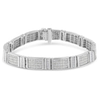 14K White Gold 7.0 Cttw Princess Cut Diamond 7