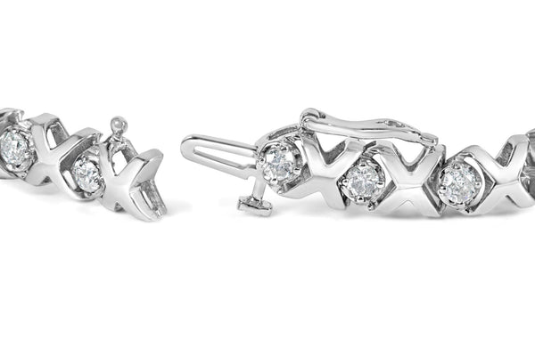 10k White Gold 2.00 Cttw Round-Cut Diamond 
