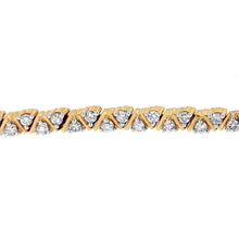14K Yellow Gold Round-Cut Diamond Bracelet (4.00 cttw, H-I Color, I1-I2 Clarity)-1