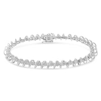 .925 Sterling Silver 1/2 Cttw Diamond Miracle-Set 7