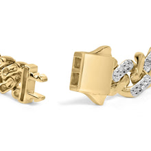 .925 Sterling Silver 1/2 Cttw Diamond Cuban Curb Chain Bracelet (I-J Color, I3 Clarity)-  8.5" Inches-3