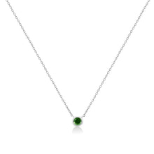 .925 Sterling Silver 1/10 Cttw Colored Diamond Suspended Bezel-Set Solitaire 16"-18" Adjustable Pendant Necklace (Color Enhanced, I1-I2 Clarity)-4