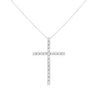 .925 Sterling Silver 4.0 Cttw Diamond 2-1/4