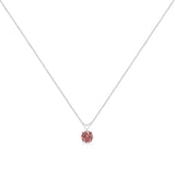 14K White Gold 1/2 Cttw Round Brilliant Cut Lab Grown Diamond 4 Prong Solitaire Pendant Necklace-3 thumbnail 4
