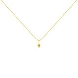 14K Yellow Gold Plated .925 Sterling Silver Brilliant Round Cut Diamond Solitaire Milgrain 18