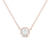 .925 Sterling Silver 1/2 Cttw Diamond Bezel 18