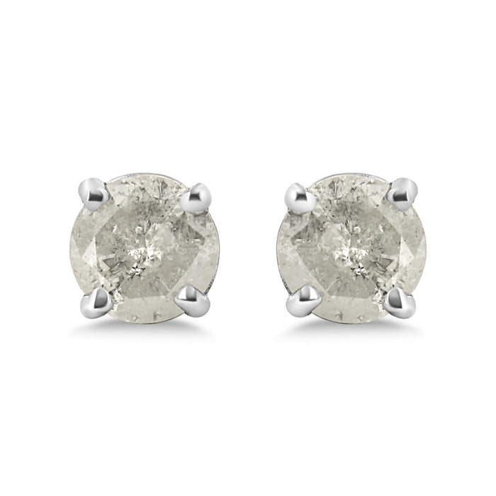 .925 Sterling Silver 4-Prong Round-cut 