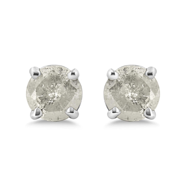 .925 Sterling Silver 4-Prong Round-cut 