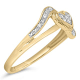 14K Yellow Gold Plated .925 Sterling Silver Diamond Accent Filigree Heart Promise Ring (I-J Color, I3 Clarity)-3 thumbnail 4