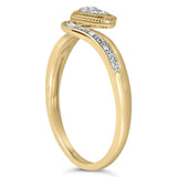 14K Yellow Gold Plated .925 Sterling Silver Diamond Accent Filigree Heart Promise Ring (I-J Color, I3 Clarity)-4 thumbnail 5