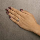 10K Yellow Gold Diamond Accent Filigree Heart Promise Ring (I-J Color, I3 Clarity)-2 thumbnail 3