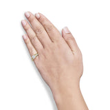 14K Yellow Gold 1.0 Cttw Princess Composite Diamond Engagement Ring (G-H Color, VS1-VS2 Clarity) - Size 7-2 thumbnail 3
