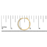 14K Yellow Gold Plated .925 Sterling Silver 1.0 Cttw Baguette Diamond Hoop Earrings-4 thumbnail 5