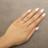 Sterling Silver 1/5 Cttw Diamond Round Motif Halo Ring-2 thumbnail 3
