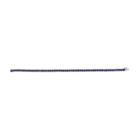 Men's .925 Sterling Silver Created Blue Sapphire Tennis Bracelet - 8.5
