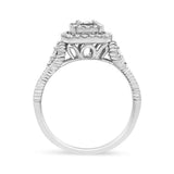 .925 Sterling Silver 1/3 Cttw Miracle Set Round-Cut Diamond Cocktail Ring (H-I Color, I1-I2 Clarity)-2 thumbnail 3
