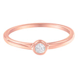 14K Rose Gold Plated .925 Sterling Silver Miracle Set Diamond Ring (1/20 Cttw, J-K Color, I1-I2 Clarity)-2 thumbnail 3