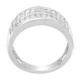 14K White Gold Round Cut Diamond Ring (1.0 Cttw, H-I Color, SI2-I1 Clarity)-2 thumbnail 3