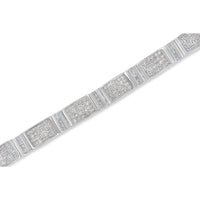 14K White Gold 7.0 Cttw Princess Cut Diamond 7