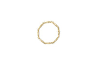 14K Yellow Gold Princess and Baguette Cut Diamond Beaded Bracelet (3.00 cttw, H-I Color, SI1-SI2 Clarity)