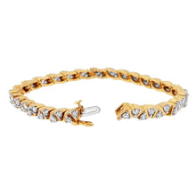 14K Yellow Gold Round-Cut Diamond Bracelet (4.00 cttw, H-I Color, I1-I2 Clarity)-2