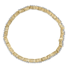 14K Yellow Gold 4.00 Cttw Diamond Triangle Link Tennis Bracelet (H-I Color, I1-I2 Clarity) - 7" Inches-2