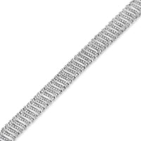 .925 Sterling Silver 5.00 Cttw Round-Cut Diamond 