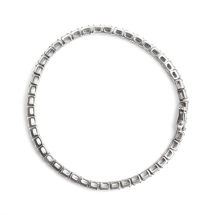 .925 Sterling Silver 1/10 Cttw Diamond 7.25